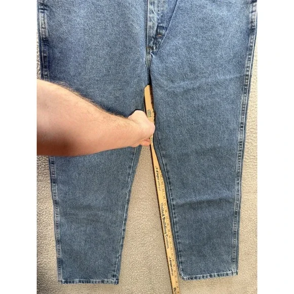 Rustler Jeans Mens 38x30 Blue Regular Fit Straight Leg Workwear Western NEW - Picture 4 of 11